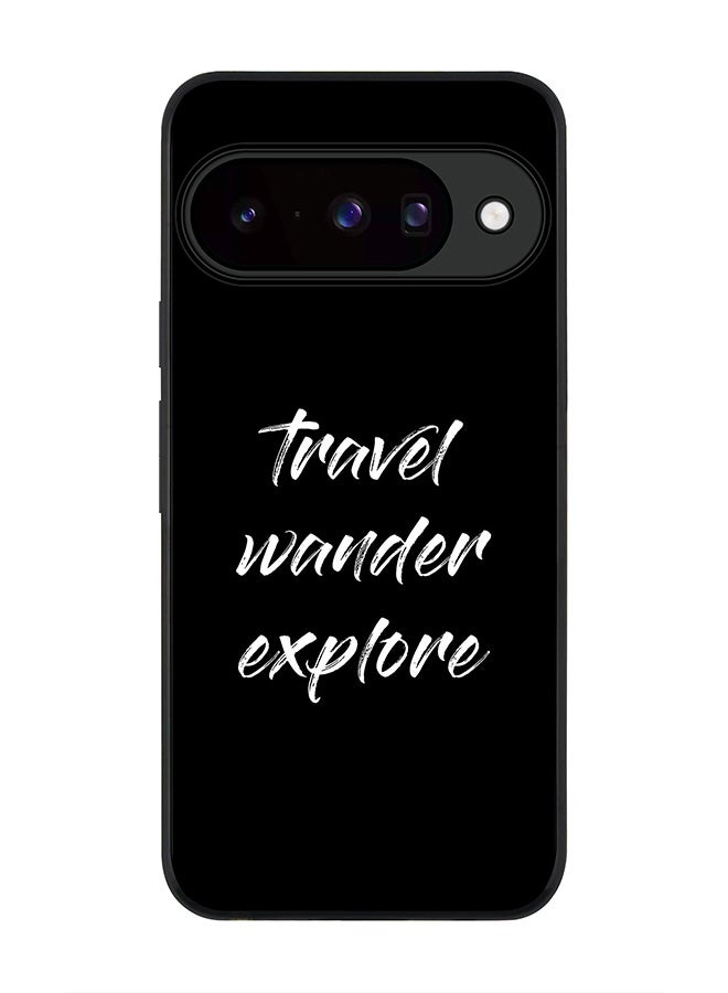 For Google Pixel 10 Case,Slim fit Camera Protection, Shockproof Thin Phone cover  - Travel Wander Explore